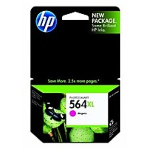 HP CB324WN140 564XL Ink Cartridge for Photosmart B8550, C6380, D5445, D5460 Printers - Magenta