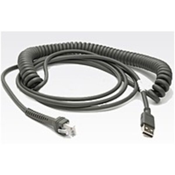 Motorola CBA-U12-C09ZAR 9 Feet Series A USB Cable - Coiled Connector