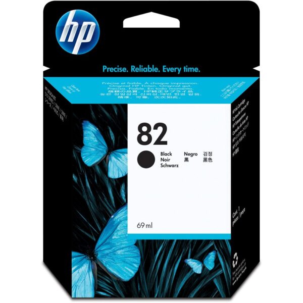 HP 82 (CH565A) Original Ink Cartridge - Single Pack - Inkjet - Black - 1 Each