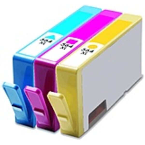 Compatible HP 564XL CN648BN-R High Yield Ink Cartridge - 750 Pages - Cyan-Yellow-Magenta - 3 Pack