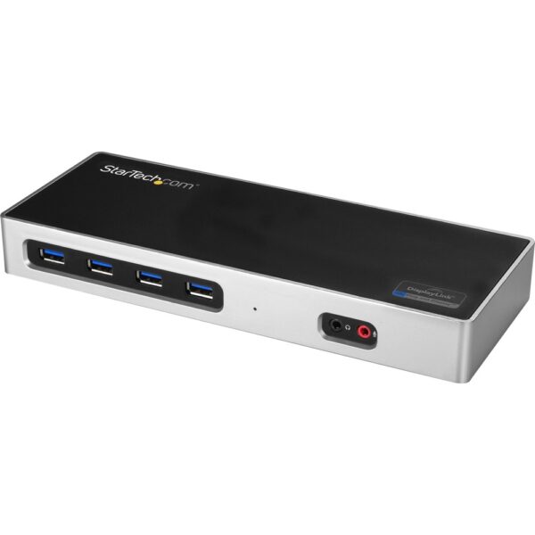 StarTech.com DK30A2DH USB-C / USB 3.0 Docking Station - Compatible with Windows / macOS - Supports 4K Ultra HD Dual Monitors - USB-C - Six USB Type-A Ports - DK30A2DH - Dual Monitor Docking Station - HDMI and DisplayPort Ports - DisplayLink Technology - 5