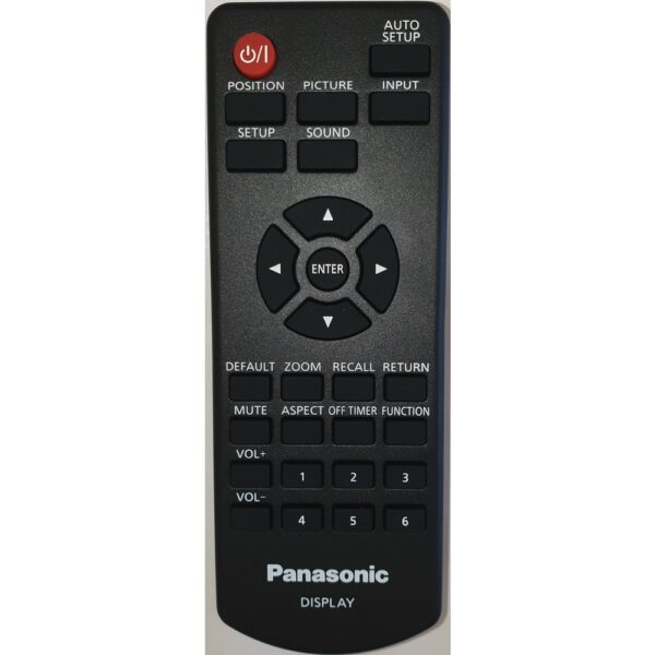 Panasonic DPVF1615ZA Remote Control - Black