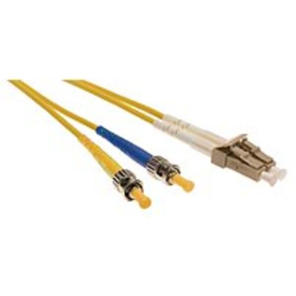 Shaxon FCSTLCS01M-B 3.3 Feet Singlemode Fiber Optic Patch Cable - 1 x ST Male, 1 x LC Male - Yellow