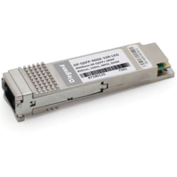 Legrand Dell Force10 GP-QSFP-40GE-1SR 40GBase-SR4 QSFP+ TAA - For Optical Network, Data Networking - 1 MPO 40GBase-SR4 Network - Optical Fiber Multi-mode - 40 Gigabit Ethernet - 40GBase-SR4 - Plug-in Module, Hot-swappable - TAA Compliant