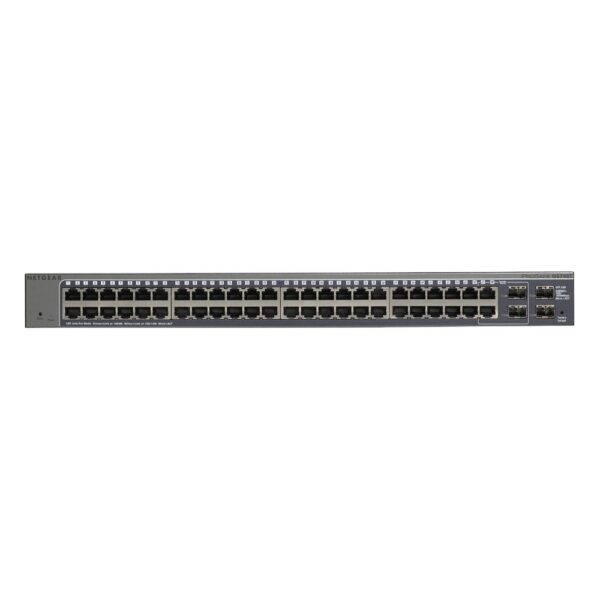 Netgear ProSafe GS748Tv5 Ethernet Switch - Manageable - 2 Layer Supported - 1U High - Rack-mountable, Desktop