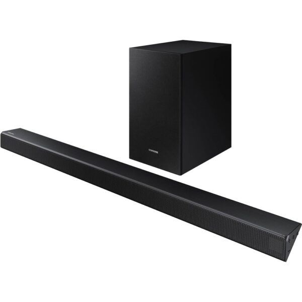 Samsung HW-R450 2.1 Bluetooth Speaker System - Wall Mountable - 43 Hz to 20 kHz - Surround Sound, Dolby Digital, Dolby Digital Plus, DTS Digital Surround - HDMI