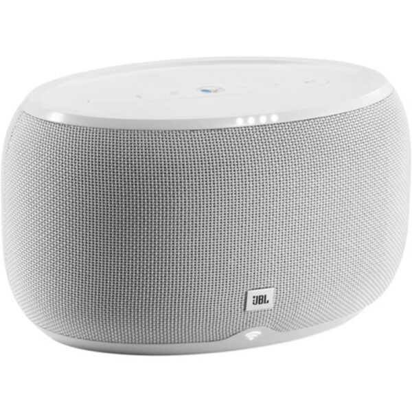 JBL JBLLINK300WHTUS Link 300 Wireless Speaker with Google Assistant - Bluetooth - Wi-Fi - Chromecast built-in - White