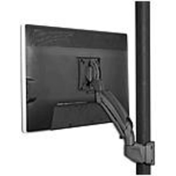 Chief KONTOUR K1P110B Pole Mount for Flat Panel Monitor - Black - TAA Compliant - 1 Monitor(s) Supported - 10 to 30 Screen Support - 24.91 lb Load Capacity