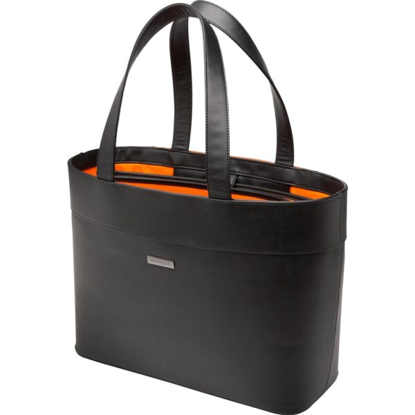 Kensington Jacqueline K62614WW Carrying Case (Tote) for 12 to 15.6 Notebook - Black - Damage Resistant, Drop Resistant - Faux Leather - Handle - 13.8 Height x 19.7 Width x 12.6 Depth