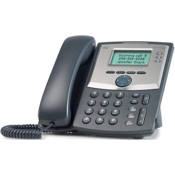 Cisco OOMACISCOSPA303 Small Business SPA 303 VoIP Multiline Corded Phone - Black, Silver