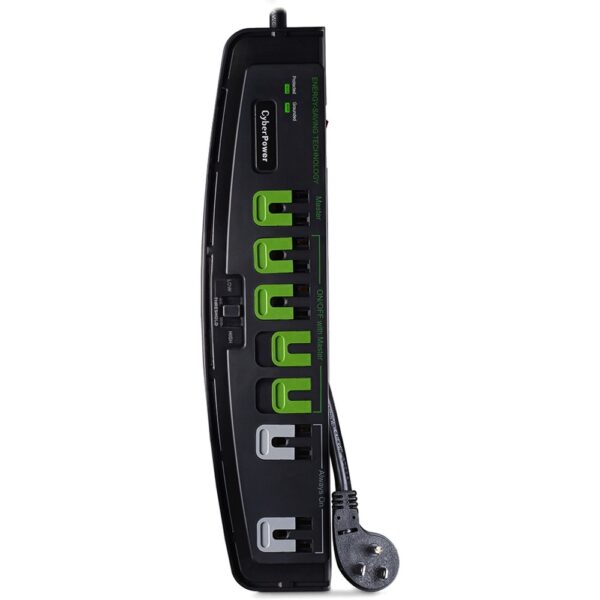 CyberPower P705G Energy Saving Surge Protector - 7 x NEMA 5-15P - 2100 J - 125 V AC Input