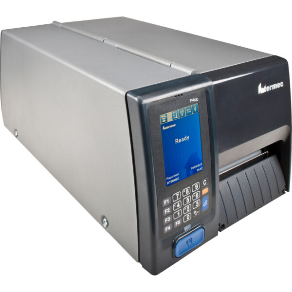 Intermec PM43 Direct Thermal/Thermal Transfer Printer - Monochrome - Desktop - Label Print - 4.17 Print Width - 12 in/s Mono - 300 dpi - Label, Tag, Linered Label, Linerless, Roll Fed, Fanfold, Gap, Notch, Black Mark, Continuous Label - 4.50 Label Width