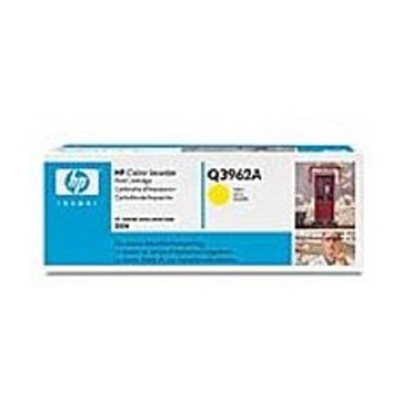 HP Q3962A Toner Cartridge for LaserJet 2550 Series Printers - 4000 Pages - Yellow