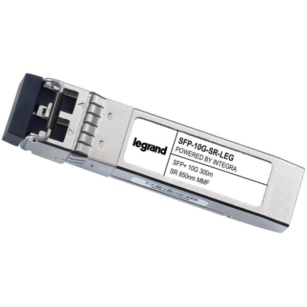 Legrand Cisco SFP-10G-SR Compatible 10GBase-SR MMF SFP+ Transceiver - TAA - For Optical Network, Data Networking - 1 10GBase-SR Network - Optical Fiber Multi-mode - 10 Gigabit Ethernet - 10GBase-SR - Hot-swappable - TAA Compliant