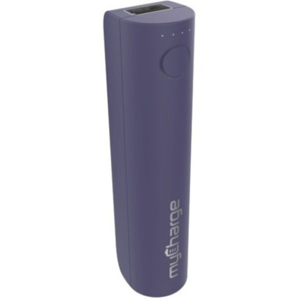 RFA Brands Style Power Power Bank - For USB Device, Smartphone, Mobile Phone - Lithium Ion (Li-Ion) - 2200 mAh - 1 A - 5 V DC Output - 5 V DC Input - 2 x - Purple, Gray