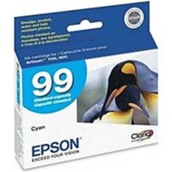 Epson T099220 99 Ink Cartridge for Artisan 700 - 535 Page Yield - Cyan