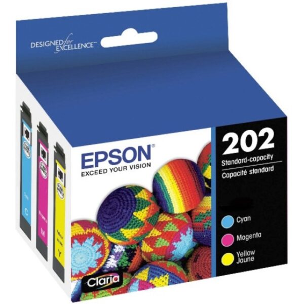Epson DURABrite Ultra Original Ink Cartridge Combo Pack - Cyan, Magenta, Yellow - Inkjet - Standard Yield - 3 Pack
