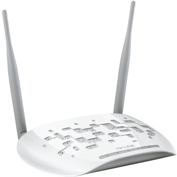 TP-LINK TL-WA801ND Wireless N300 Access Point, 2.4Ghz 300Mbps, 802.11b/g/n, AP/Client/Bridge/Repeater, 2x 4dBi, Passive POE - 2 x Antenna(s) - 1 x Network (RJ-45) - PoE Ports