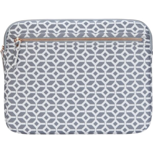 Targus Arts Edition TSS99804GL Carrying Case (Sleeve) for 14 Notebook - Gray, White - Scuff Resistant, Scratch Resistant, Fade Resistant, Stain Resistant, Water Resistant - Foam, Leatherette Zipper Pull - Geometric Design - 11.6 Height x 13.8 Width x 1