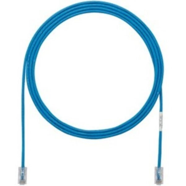 Panduit Cat.5e UTP Patch Network Cable - 7 ft Category 5e Network Cable for Network Device - First End: 1 x RJ-45 Male Network - Second End: 1 x RJ-45 Male Network - Patch Cable - 28 AWG - Blue - 1 Pack